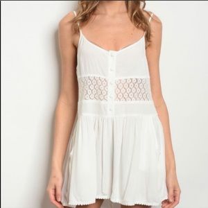 NWT Solemio Laced Romper Shorts S Size